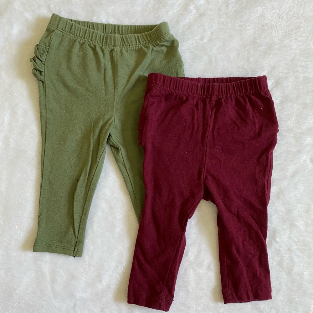 Old Navy Ruffle-Trim Leggings - 2 Pairs